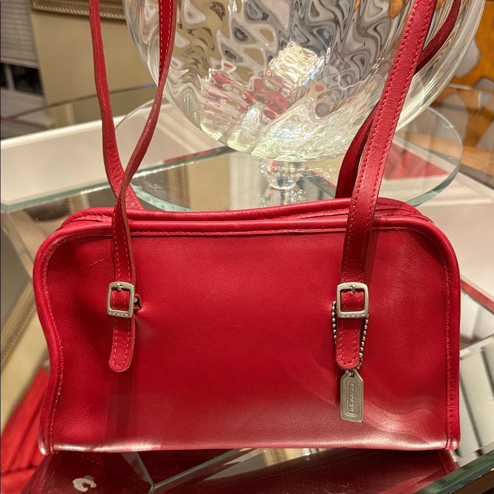 ♥️ Coach Swing Zip K8D-9051 Red - RARE